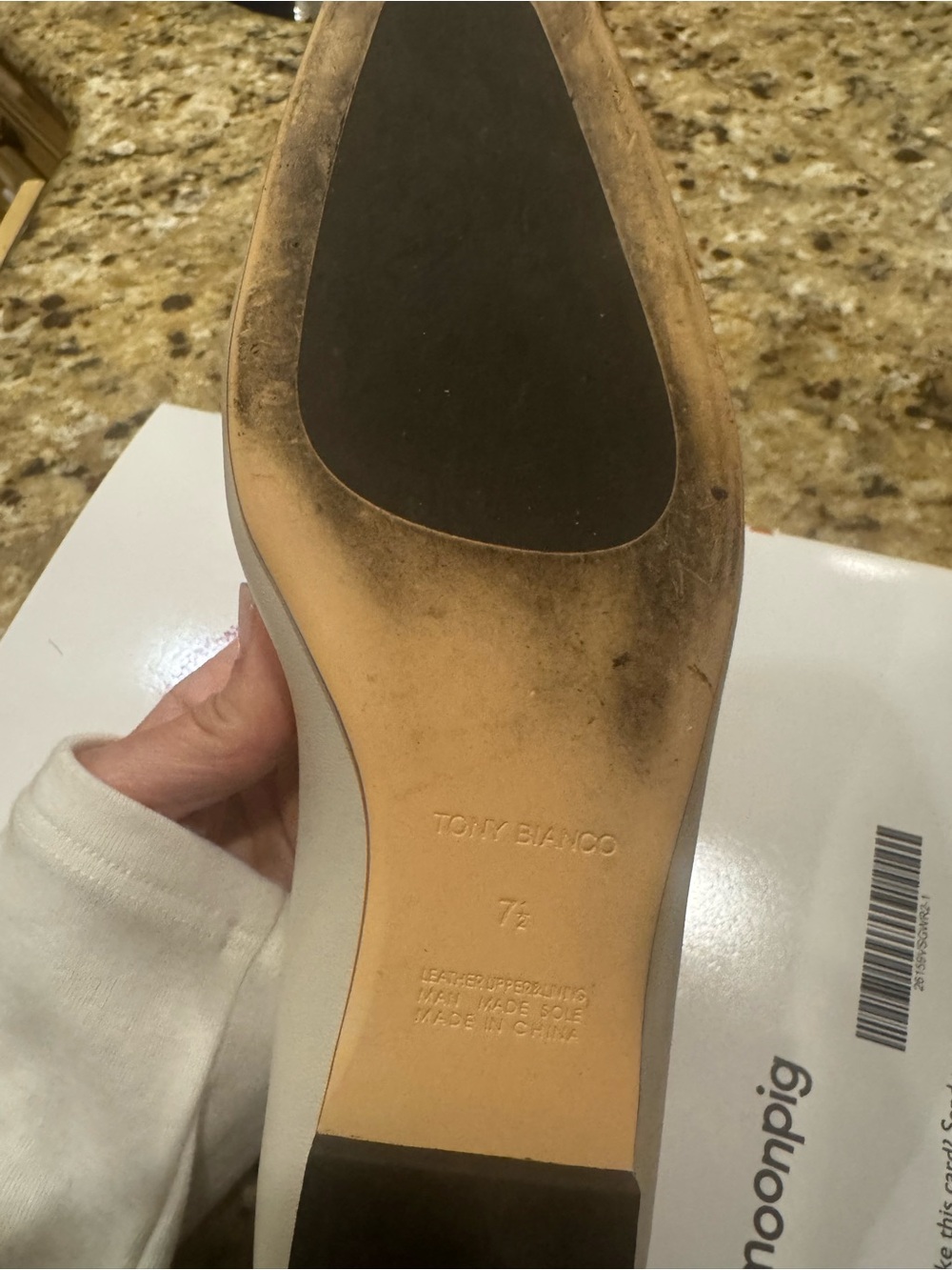 Tony Bianco brash dove Nappa flat - Picture 6 of 6